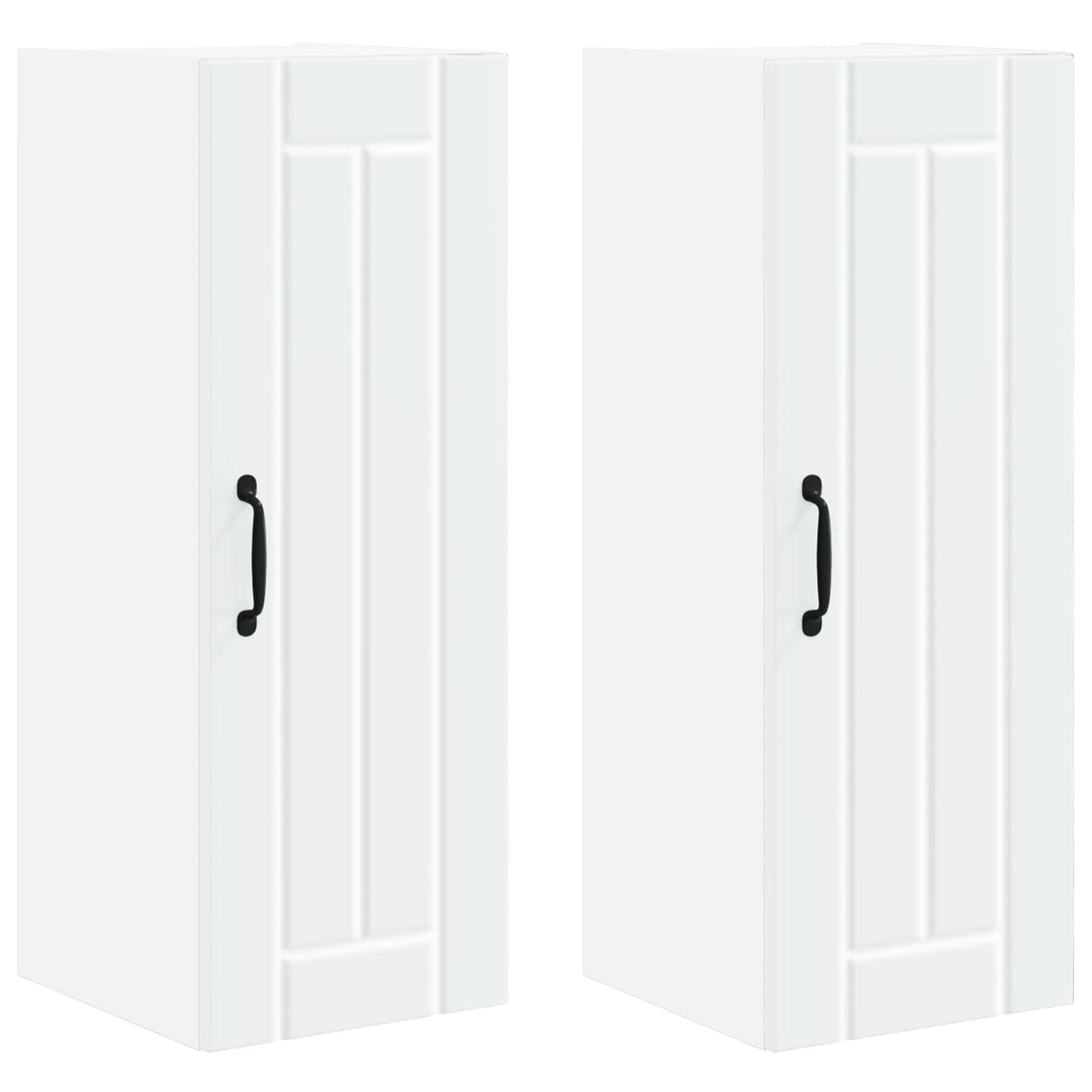 Wandschrank LUCCA 2 stk. Weiß Holzwerkstoff