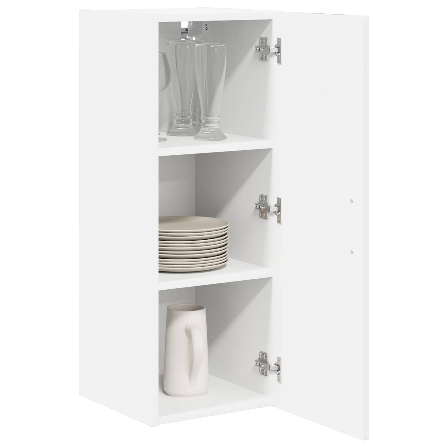 Wandschrank LUCCA 2 stk. Weiß Holzwerkstoff