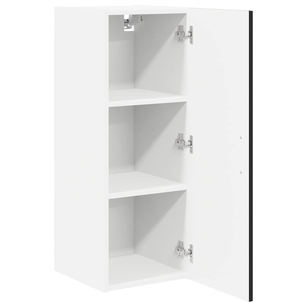 Wandschrank LUCCA 2 stk. Schwarz Holzwerkstoff