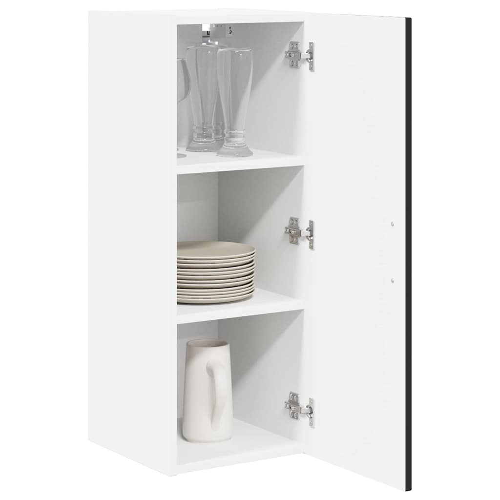 Wandschrank LUCCA 2 stk. Schwarz Holzwerkstoff