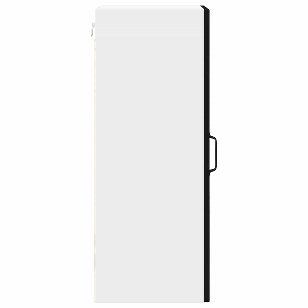 Wandschrank LUCCA 2 stk. Schwarz Holzwerkstoff