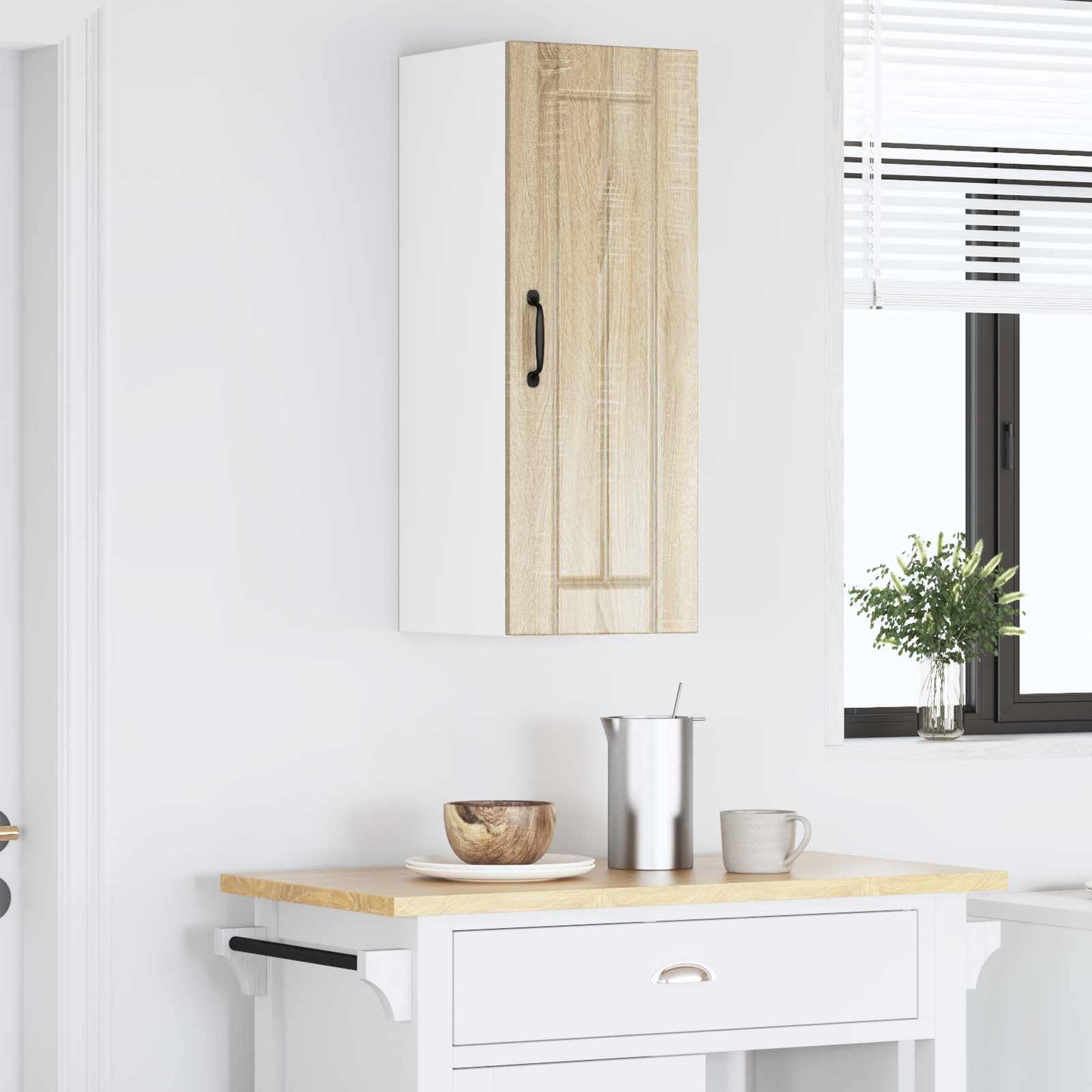 Wandschrank LUCCA Sonoma-Eiche 30 x 31 x 80 cm Holzwerkstoff