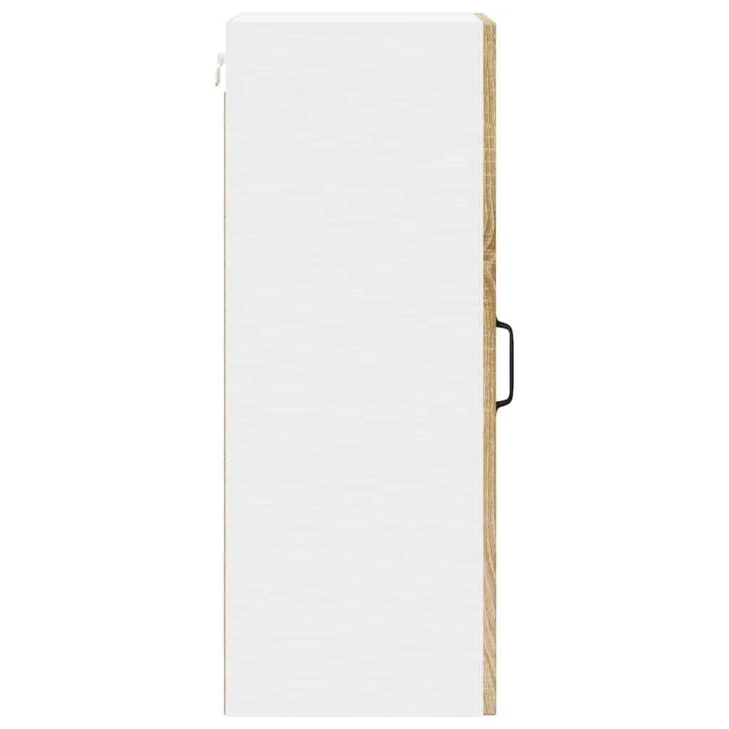 Küchenhängeschrank mit Regal 2 pcs Sonoma-Eiche 30 x 31 x 80 cm