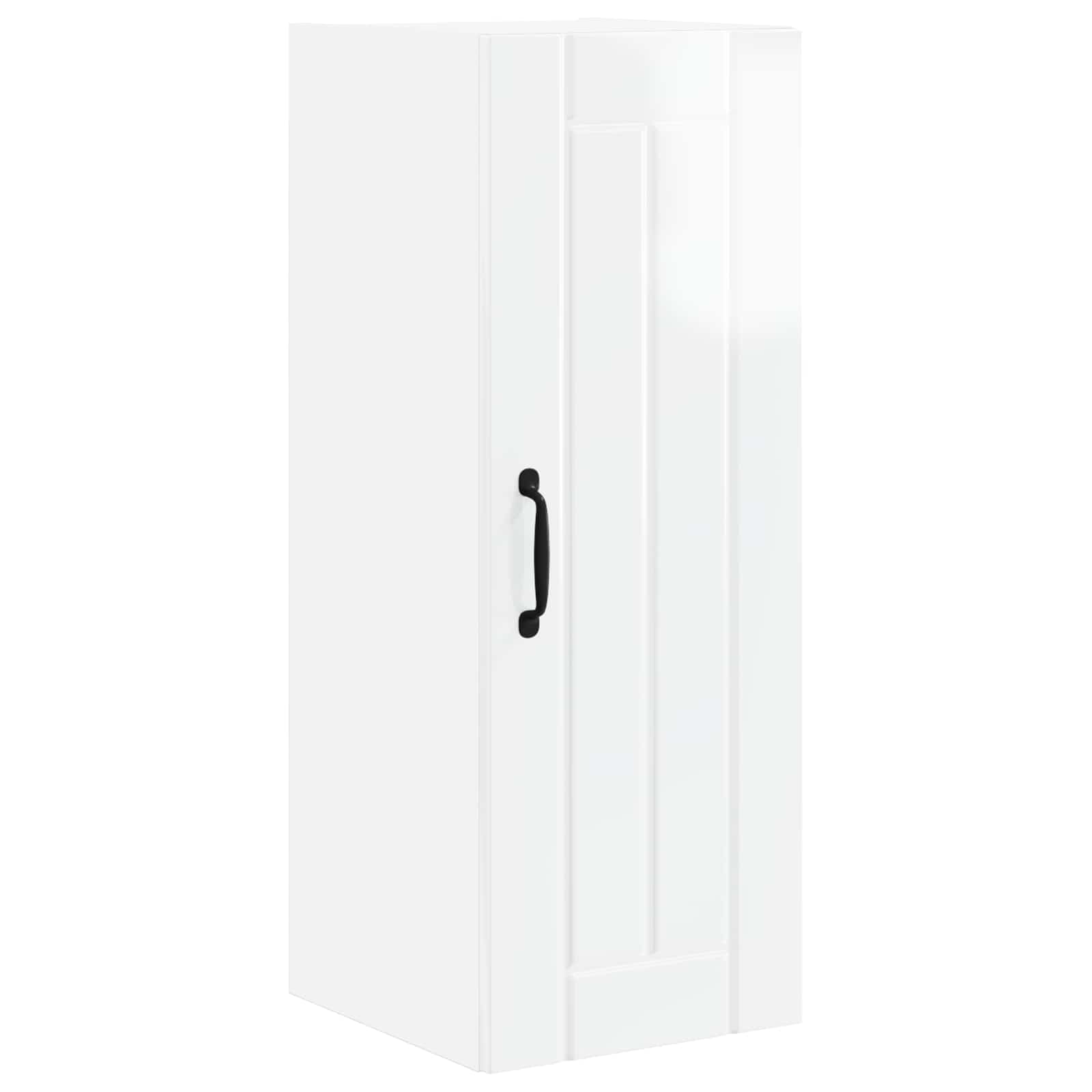 Wandschrank LUCCA 2 stk. Hochglanz Weiß Holzwerkstoff