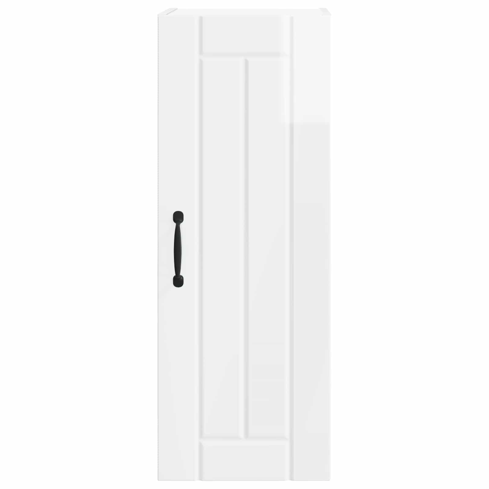 Wandschrank LUCCA 2 stk. Hochglanz Weiß Holzwerkstoff