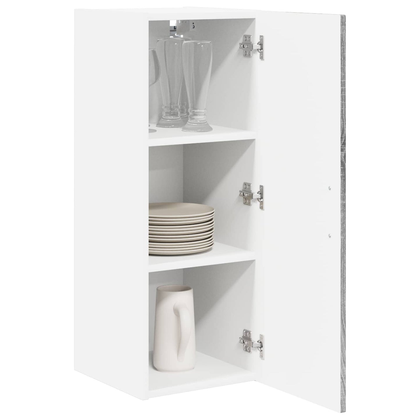 Wandschrank LUCCA 2 stk. Graues Sonoma Holzwerkstoff