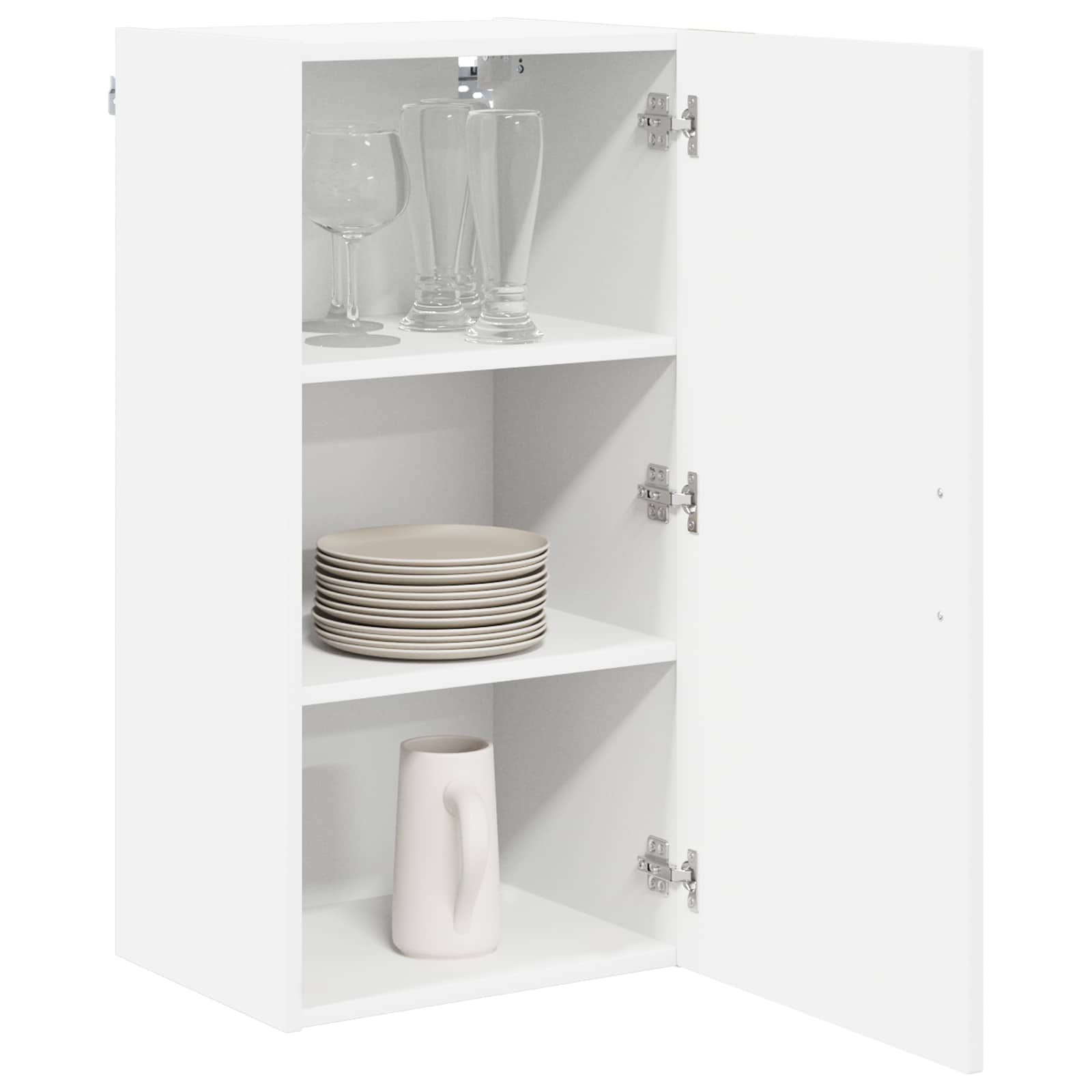 Wandschrank LUCCA Weiß 40 x 31 x 80 cm Holzwerkstoff