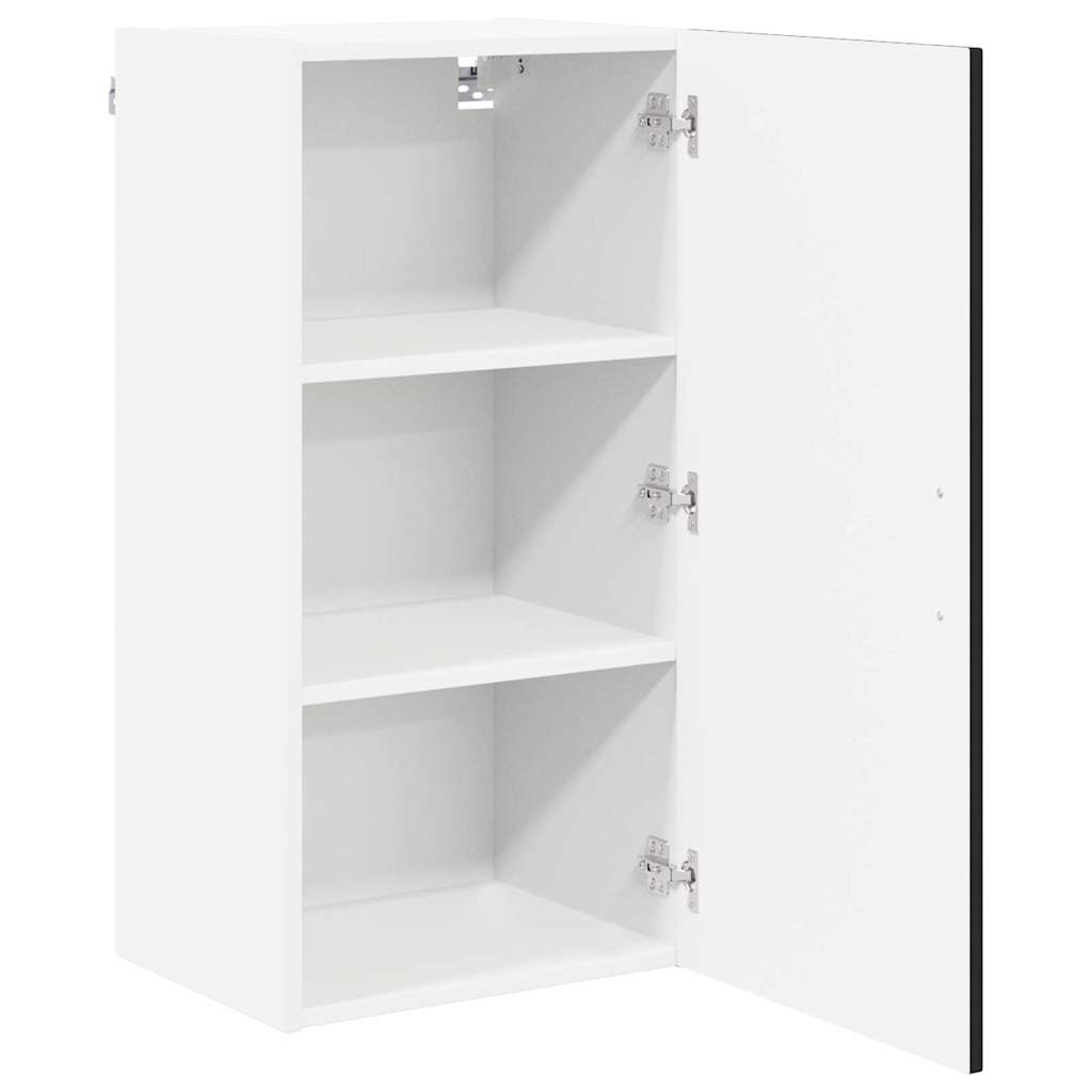 Wandschrank LUCCA Schwarz 40 x 31 x 80 cm Holzwerkstoff