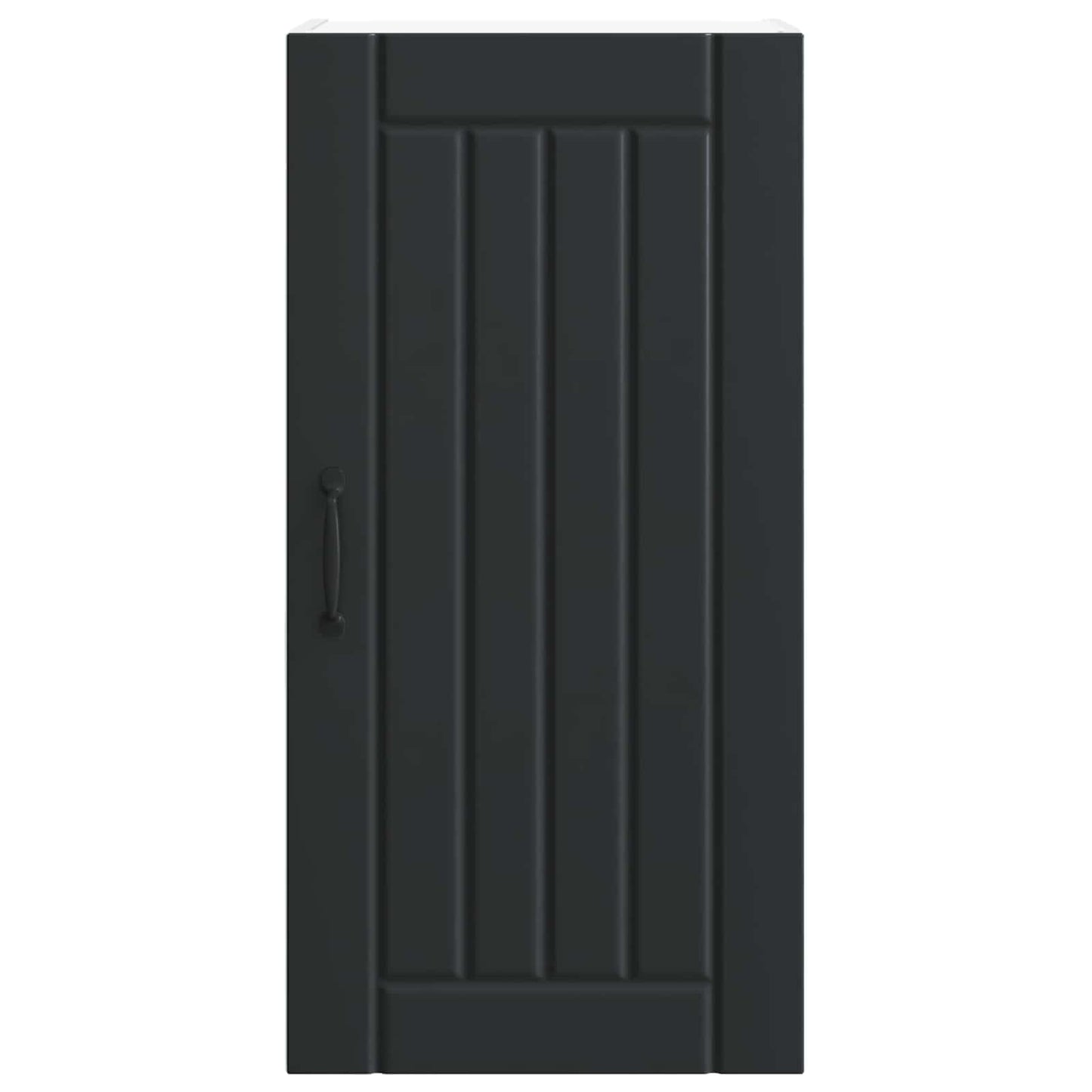 Wandschrank LUCCA Schwarz 40 x 31 x 80 cm Holzwerkstoff