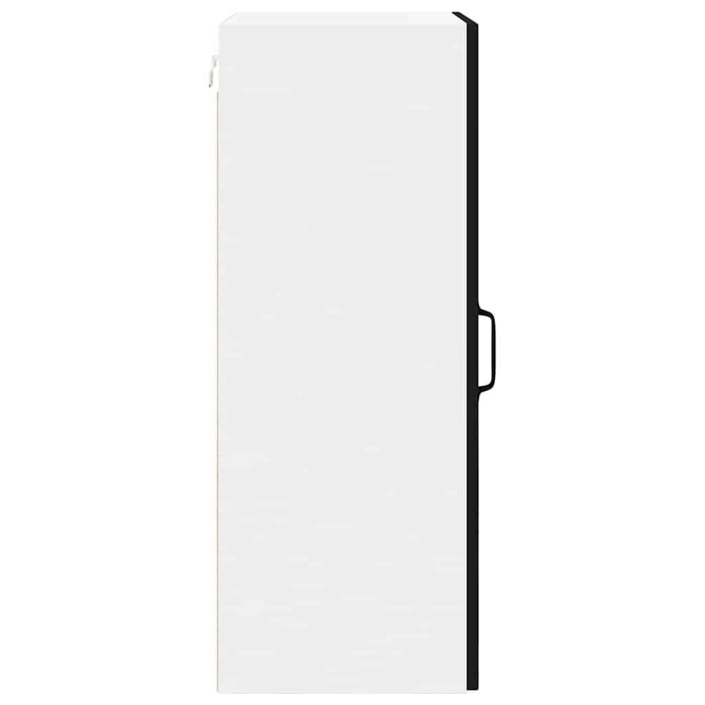 Wandschrank LUCCA Schwarz 40 x 31 x 80 cm Holzwerkstoff