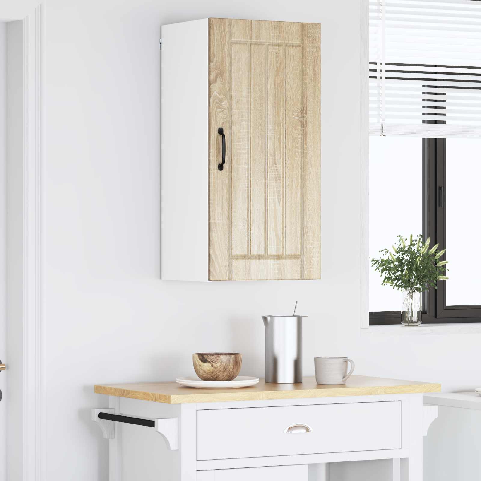 Wandschrank LUCCA Sonoma-Eiche 40 x 31 x 80 cm Holzwerkstoff