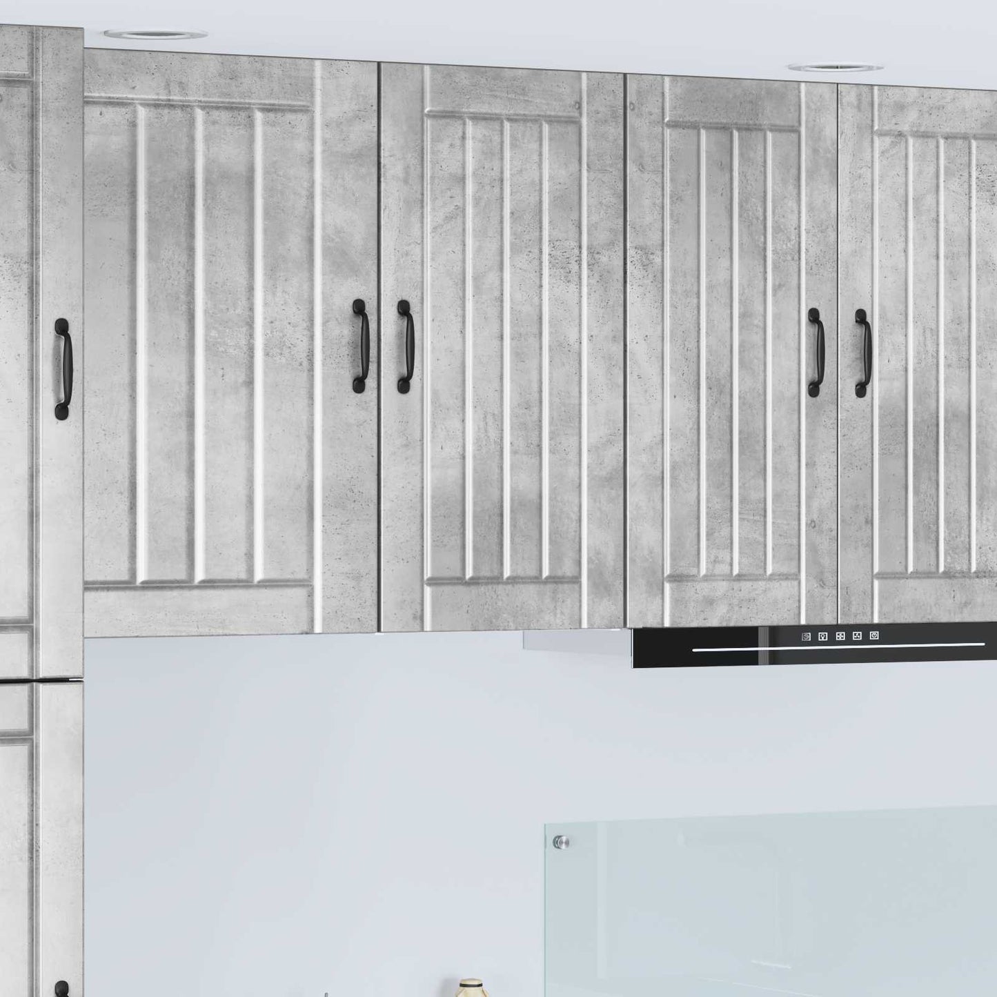 Wandschrank LUCCA Betongrau 40 x 31 x 80 cm Holzwerkstoff