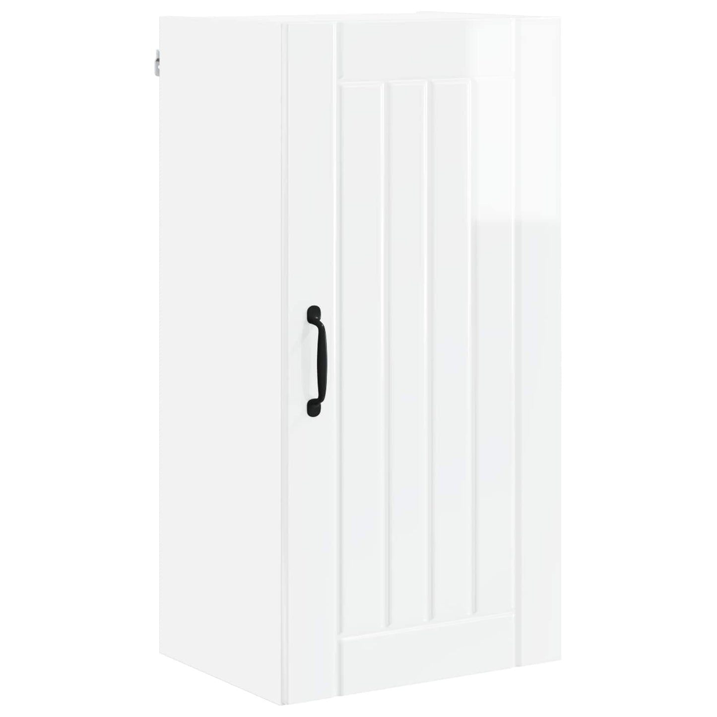 Wandschrank LUCCA Hochglanz Weiß 40 x 31 x 80 cm Holzwerkstoff