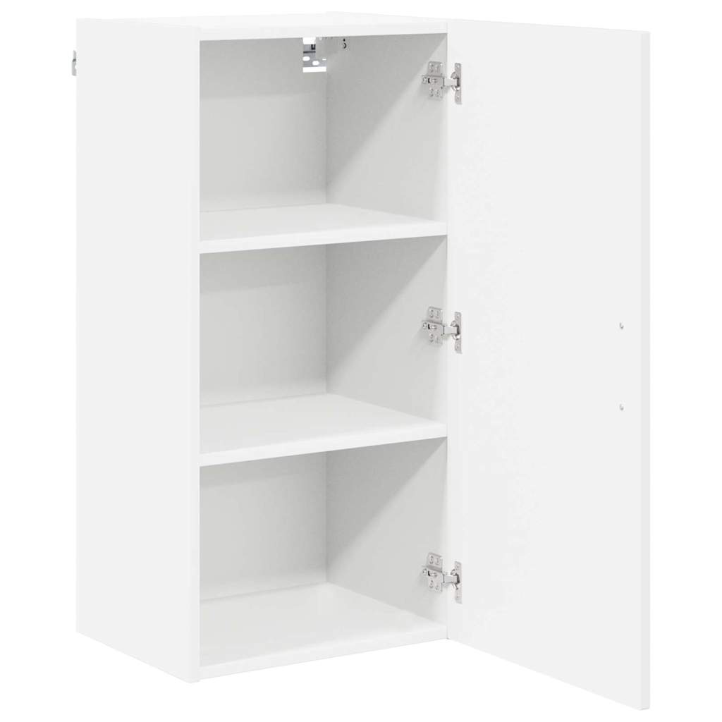 Wandschrank LUCCA Hochglanz Weiß 40 x 31 x 80 cm Holzwerkstoff