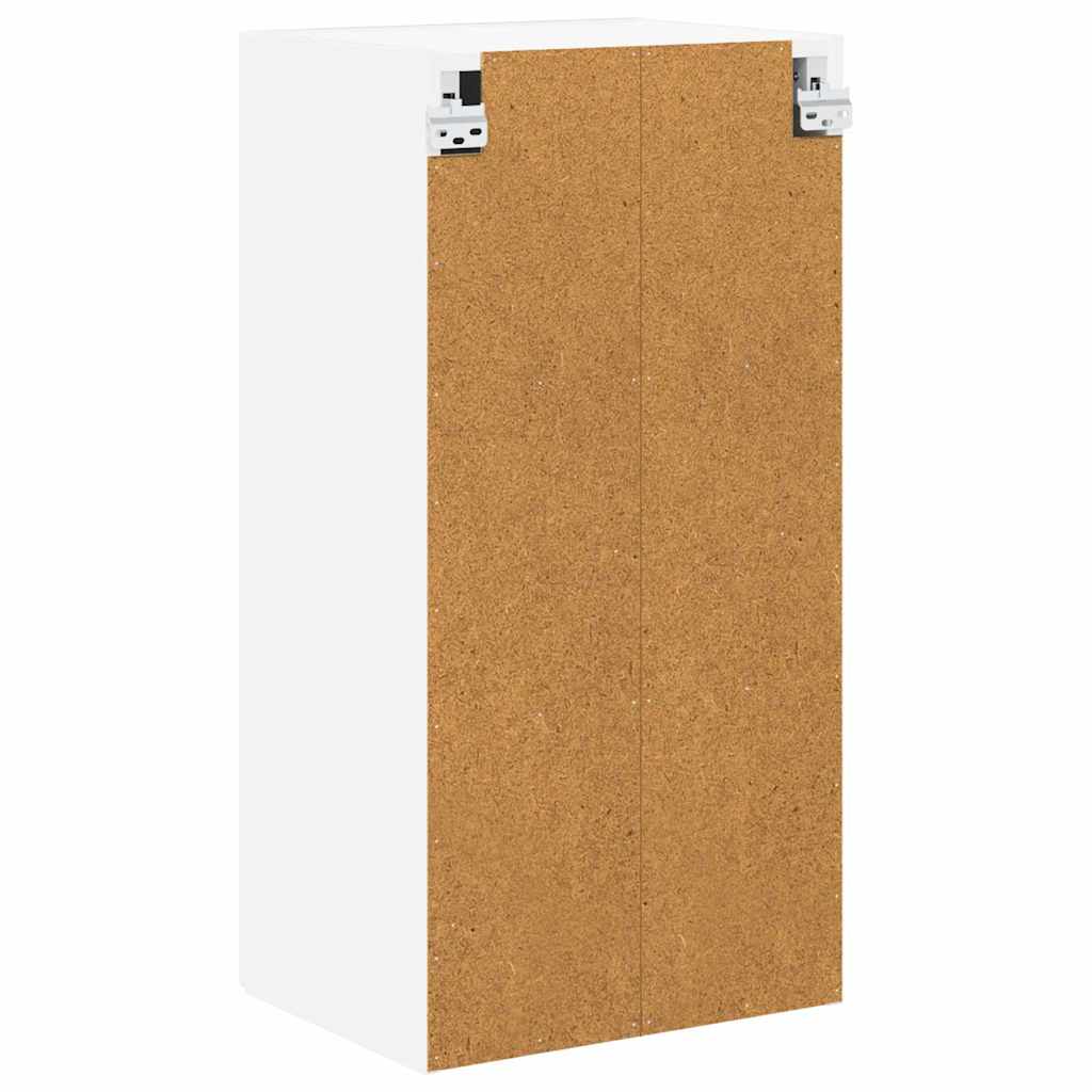Wandschrank LUCCA Hochglanz Weiß 40 x 31 x 80 cm Holzwerkstoff
