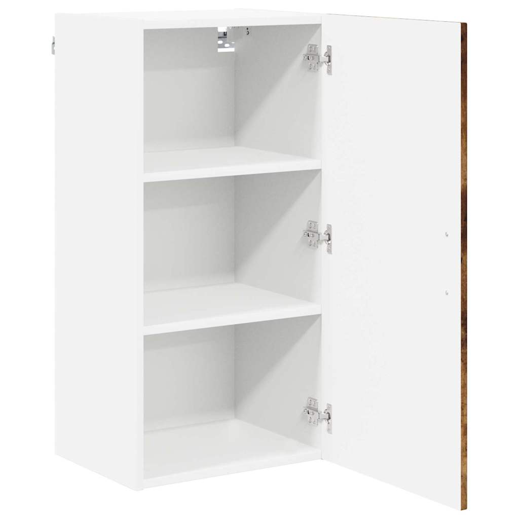 Küchenhängeschrank mit Regal Geräucherte Eiche 40 x 31 x 80 cm