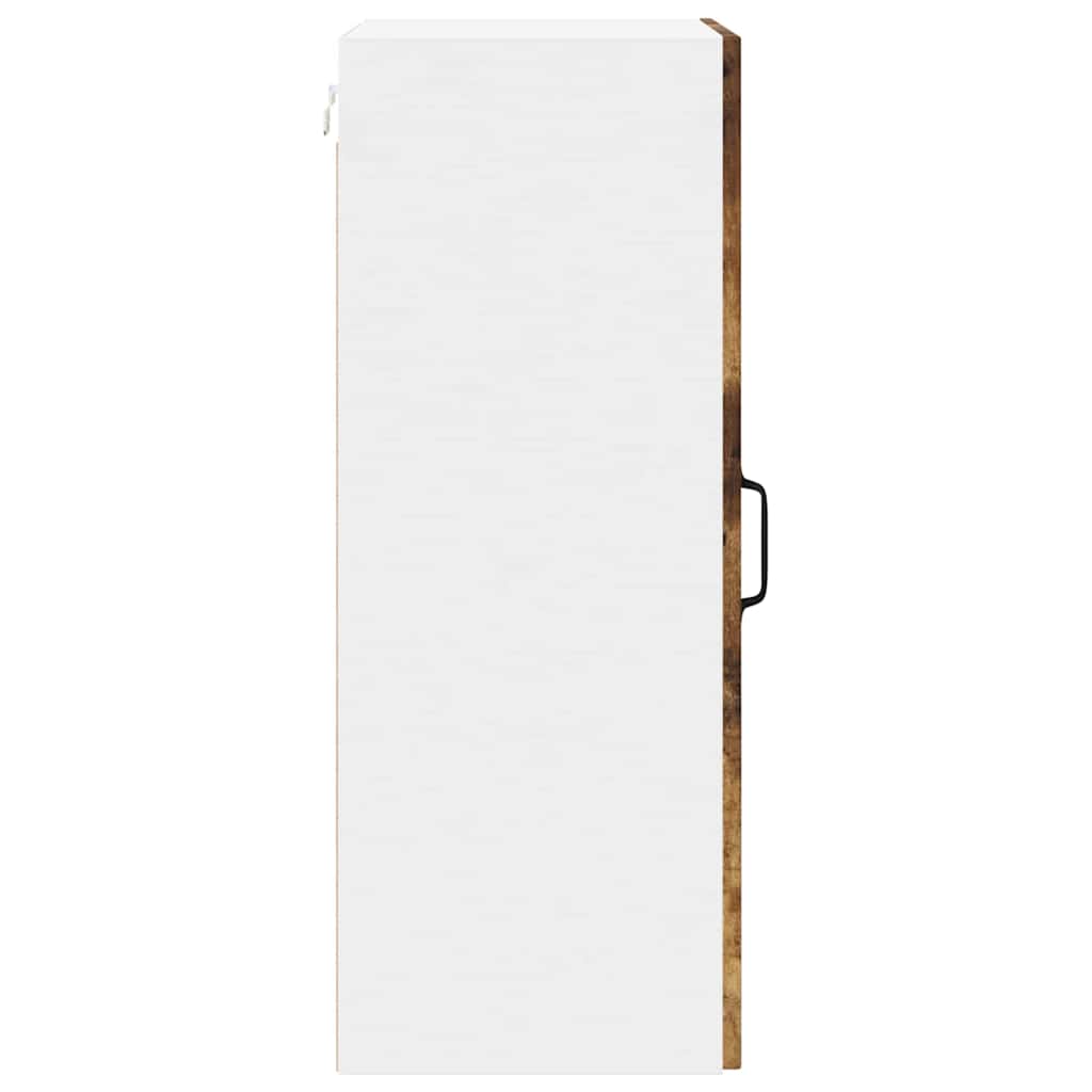 Küchenhängeschrank mit Regal Geräucherte Eiche 40 x 31 x 80 cm