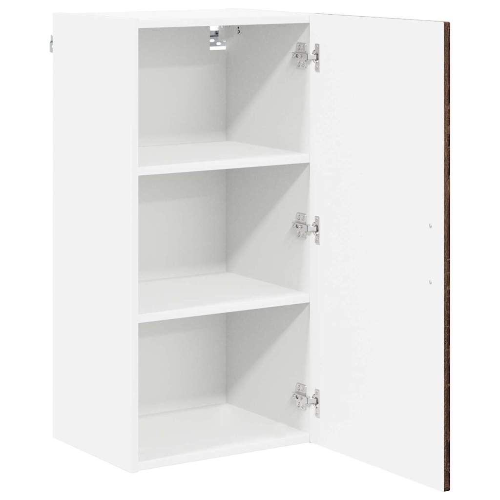 Küchenhängeschrank mit Regal Braun Eichen-Optik 40 x 31 x 80 cm