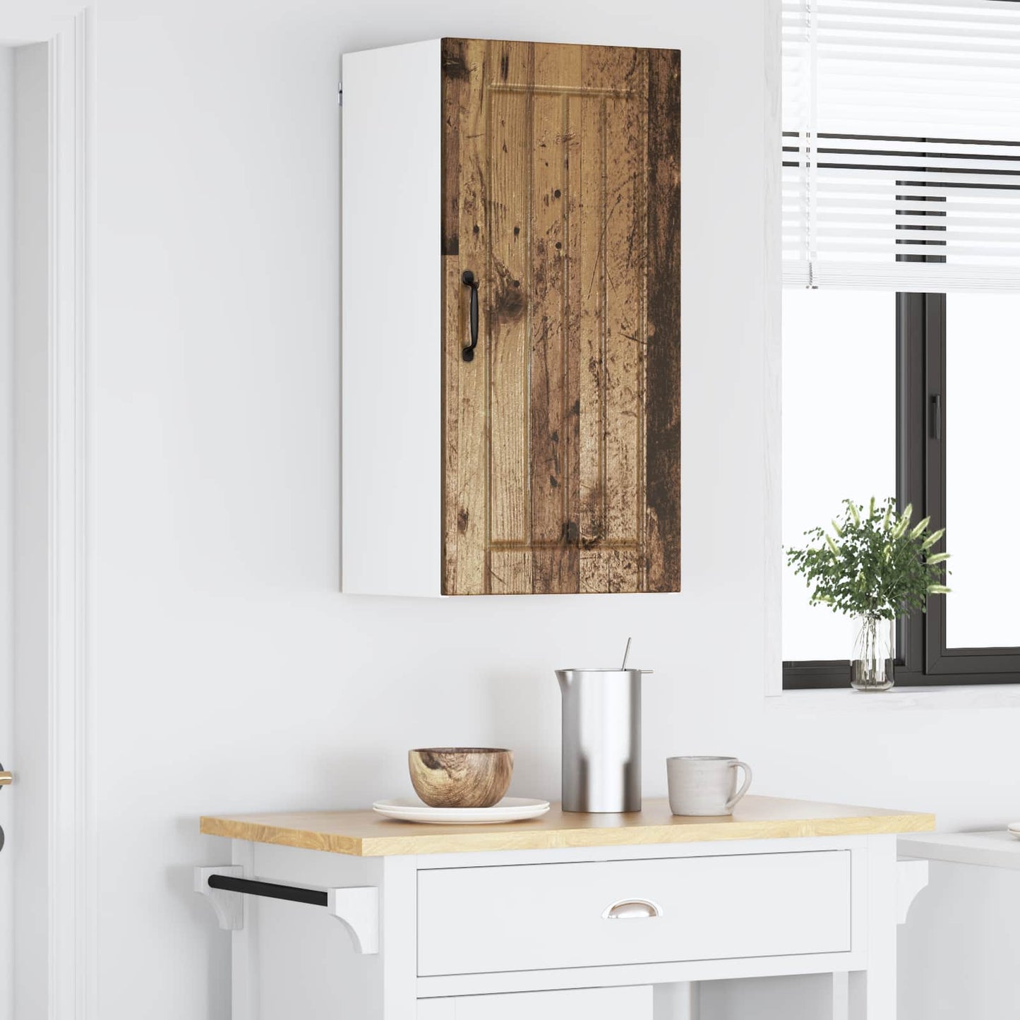 Wandschrank LUCCA Altholz 40 x 31 x 80 cm Holzwerkstoff