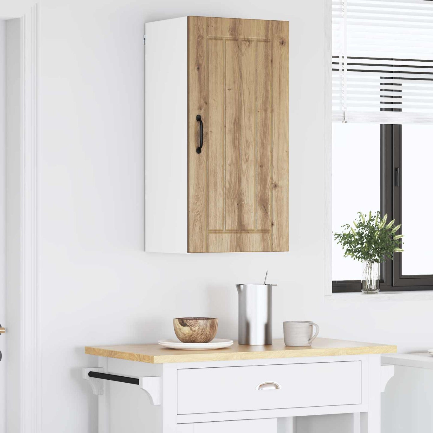 Wandschrank LUCCA Artisan-Eiche 40 x 31 x 80 cm Holzwerkstoff