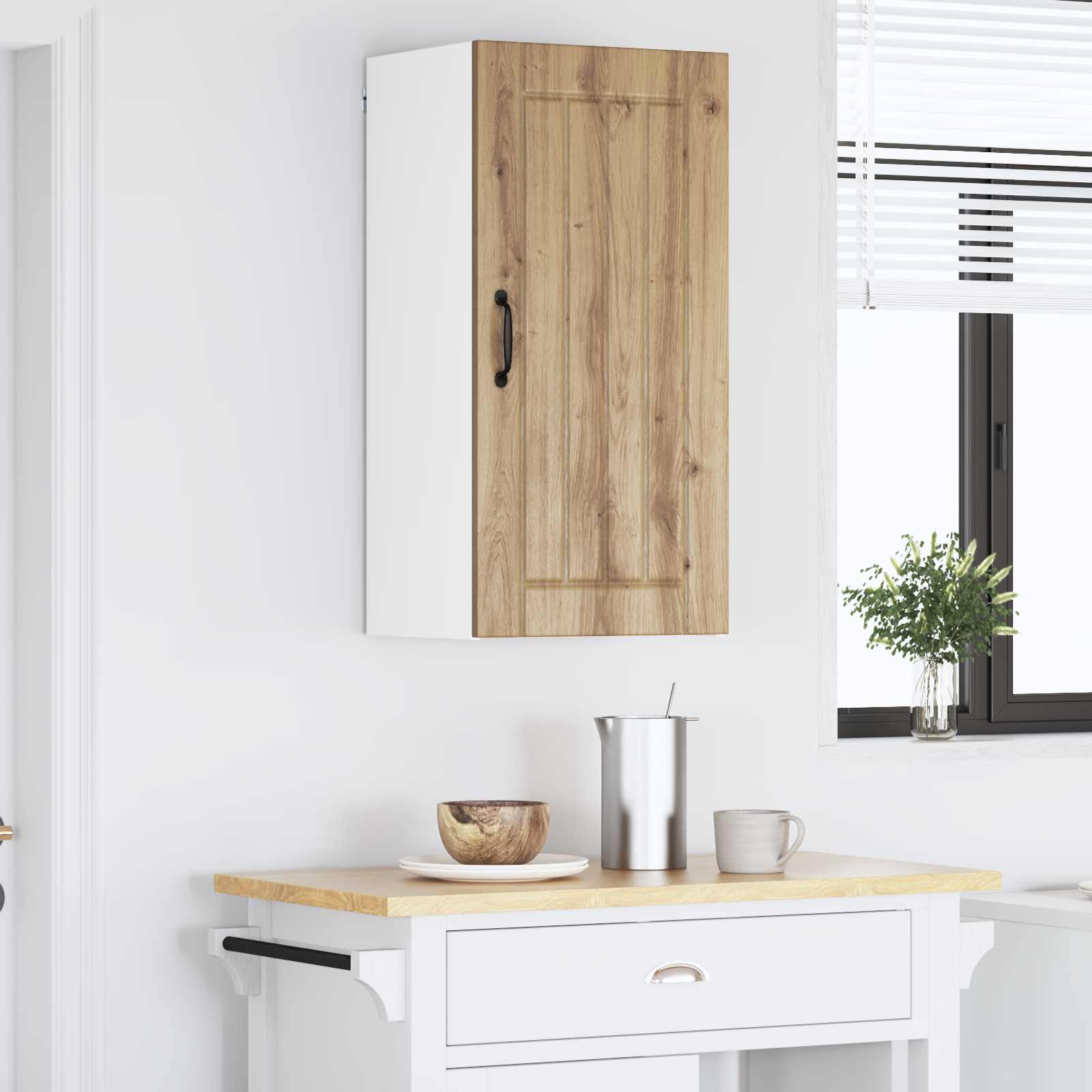 Wandschrank LUCCA Artisan-Eiche 40 x 31 x 80 cm Holzwerkstoff