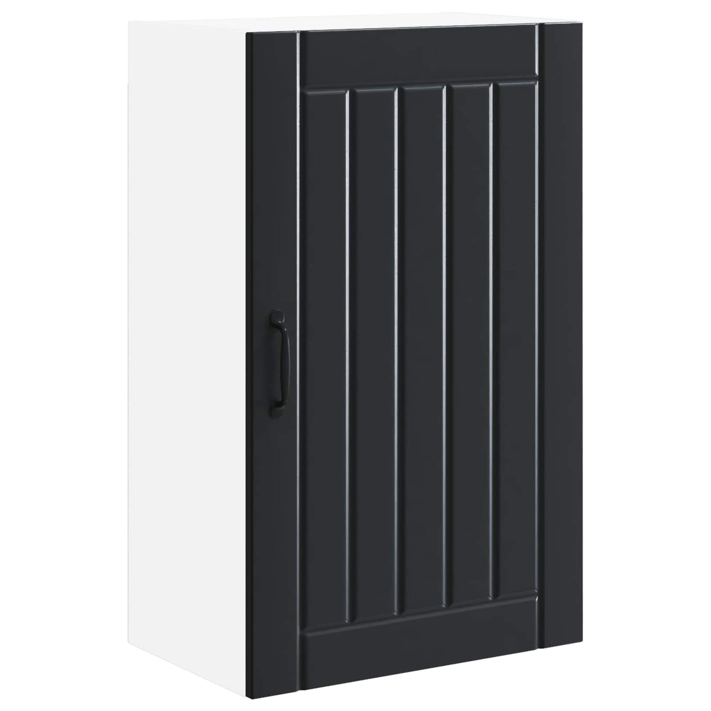 Wandschrank LUCCA Schwarz 50 x 31 x 80 cm Holzwerkstoff