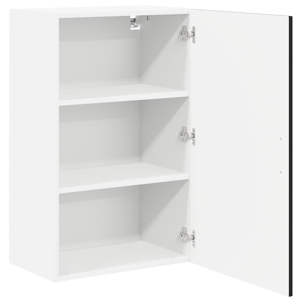 Wandschrank LUCCA Schwarz 50 x 31 x 80 cm Holzwerkstoff