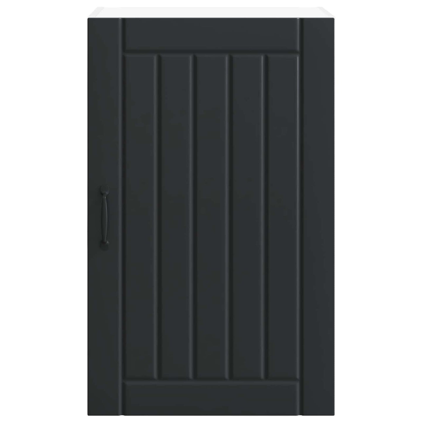 Wandschrank LUCCA Schwarz 50 x 31 x 80 cm Holzwerkstoff