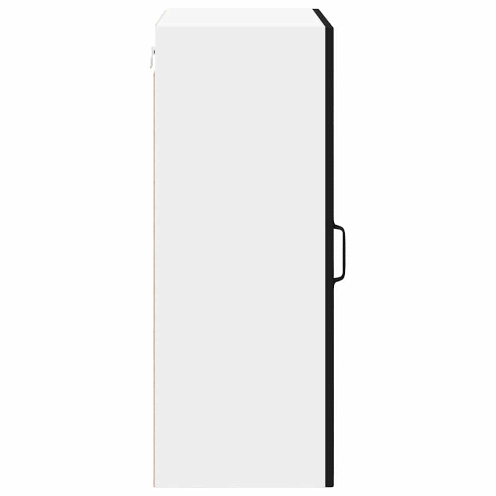 Wandschrank LUCCA Schwarz 50 x 31 x 80 cm Holzwerkstoff