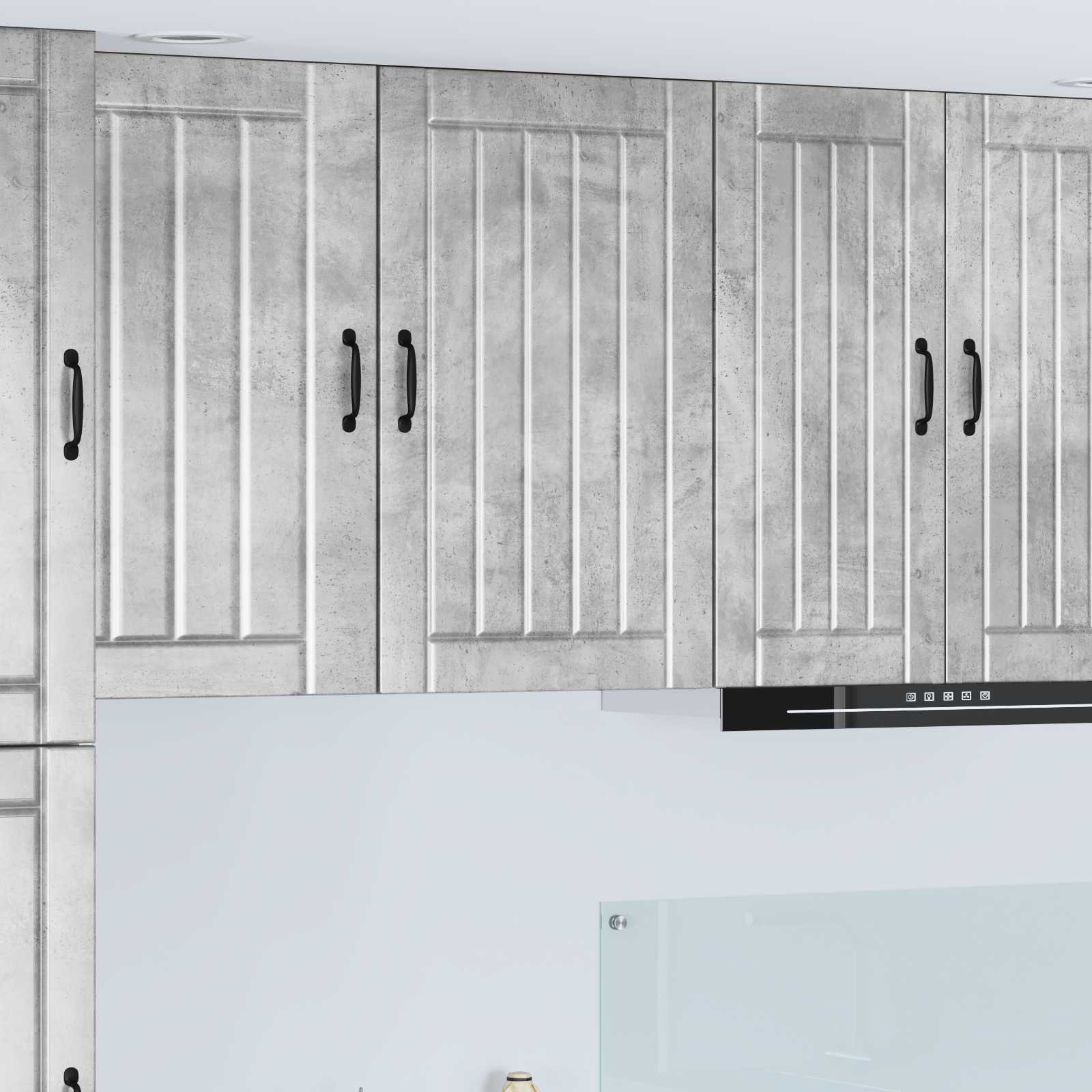 Wandschrank LUCCA Betongrau 50 x 31 x 80 cm Holzwerkstoff