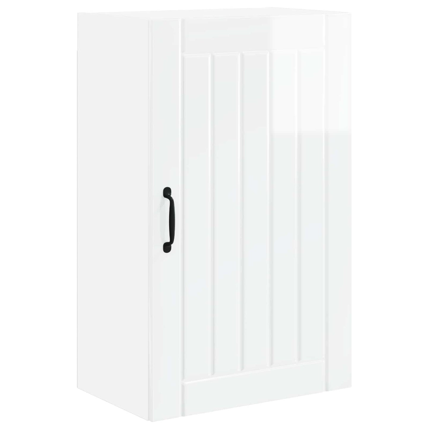Wandschrank LUCCA Hochglanz Weiß 50 x 31 x 80 cm Holzwerkstoff