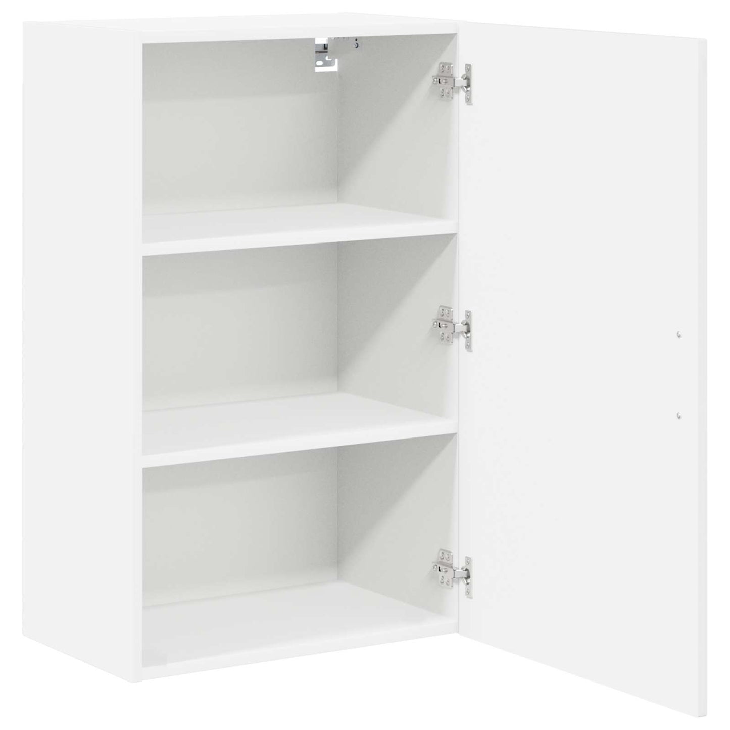 Wandschrank LUCCA Hochglanz Weiß 50 x 31 x 80 cm Holzwerkstoff