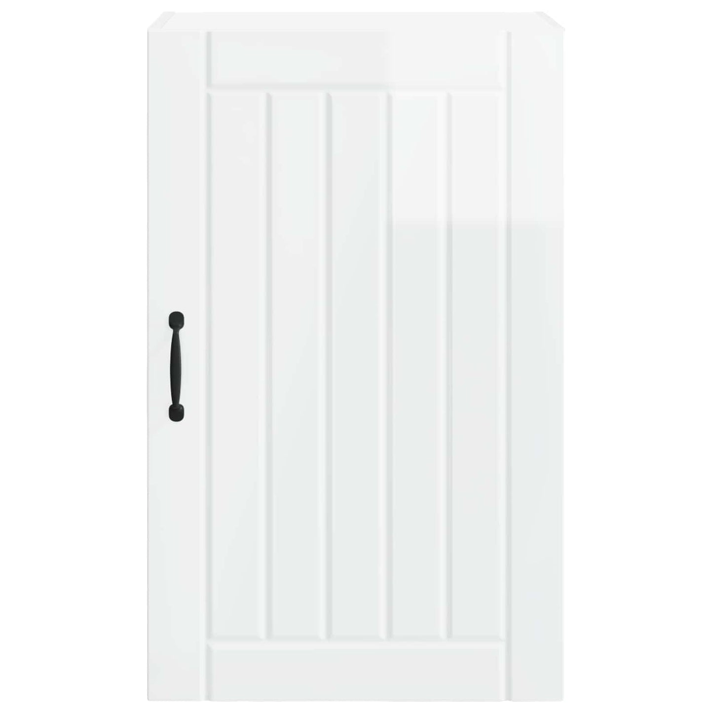 Wandschrank LUCCA Hochglanz Weiß 50 x 31 x 80 cm Holzwerkstoff