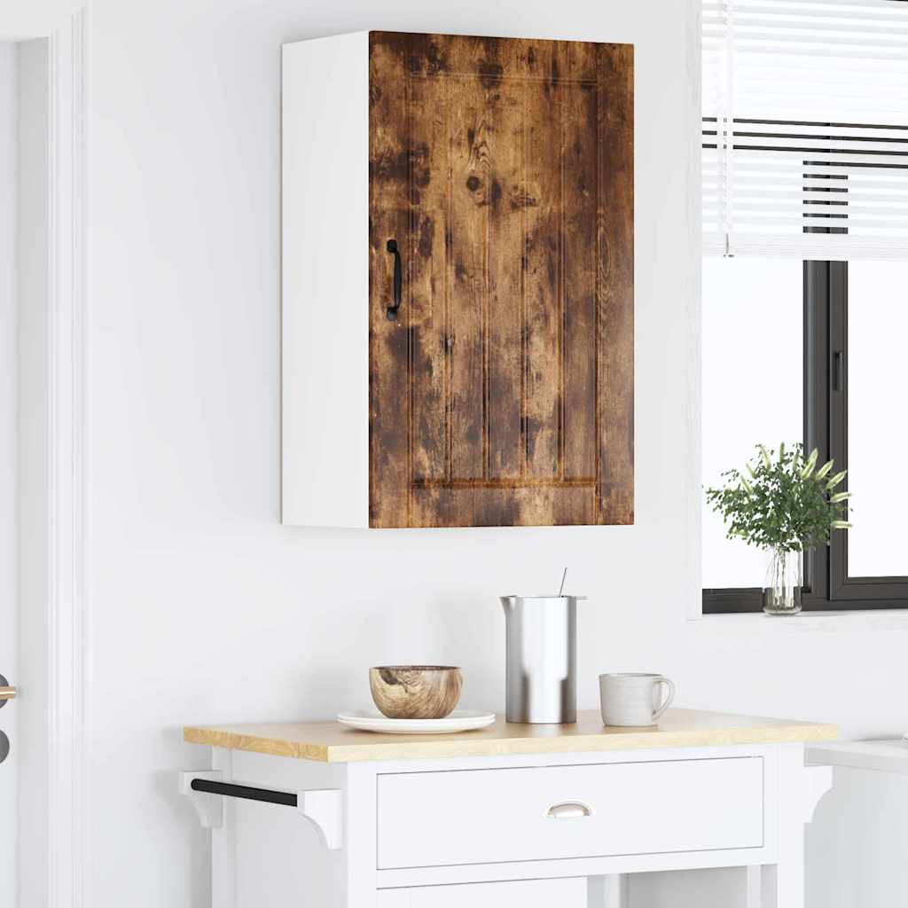 Küchenhängeschrank mit Regal Geräucherte Eiche 50 x 31 x 80 cm