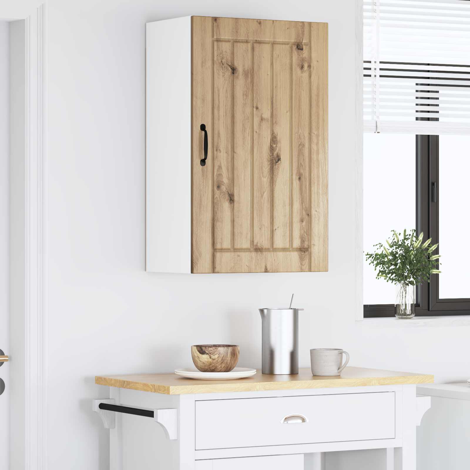 Wandschrank LUCCA Artisan-Eiche 50 x 31 x 80 cm Holzwerkstoff