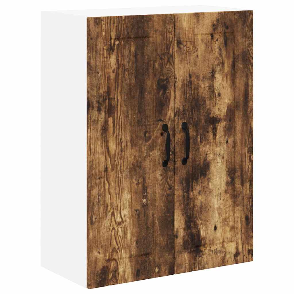 Küchenhängeschrank mit Regal Geräucherte Eiche 60 x 31 x 80 cm