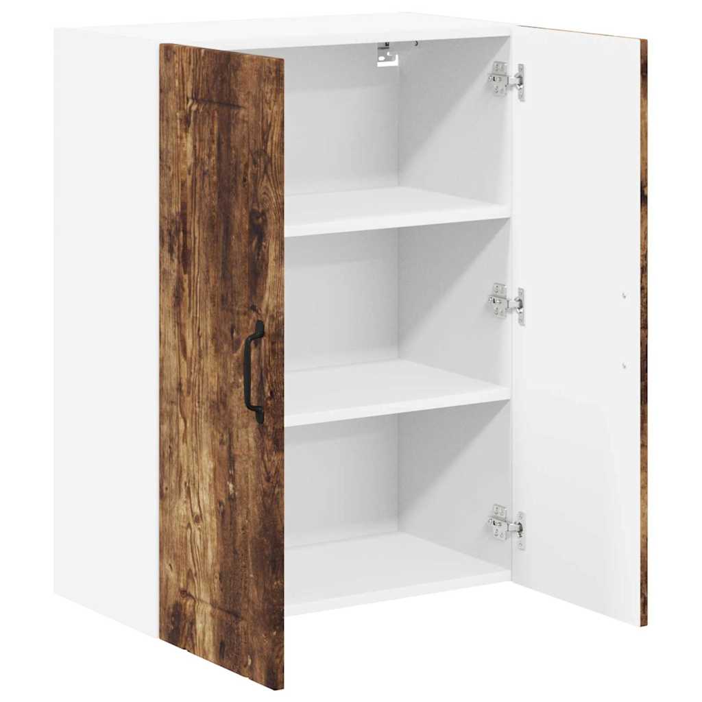 Küchenhängeschrank mit Regal Geräucherte Eiche 60 x 31 x 80 cm