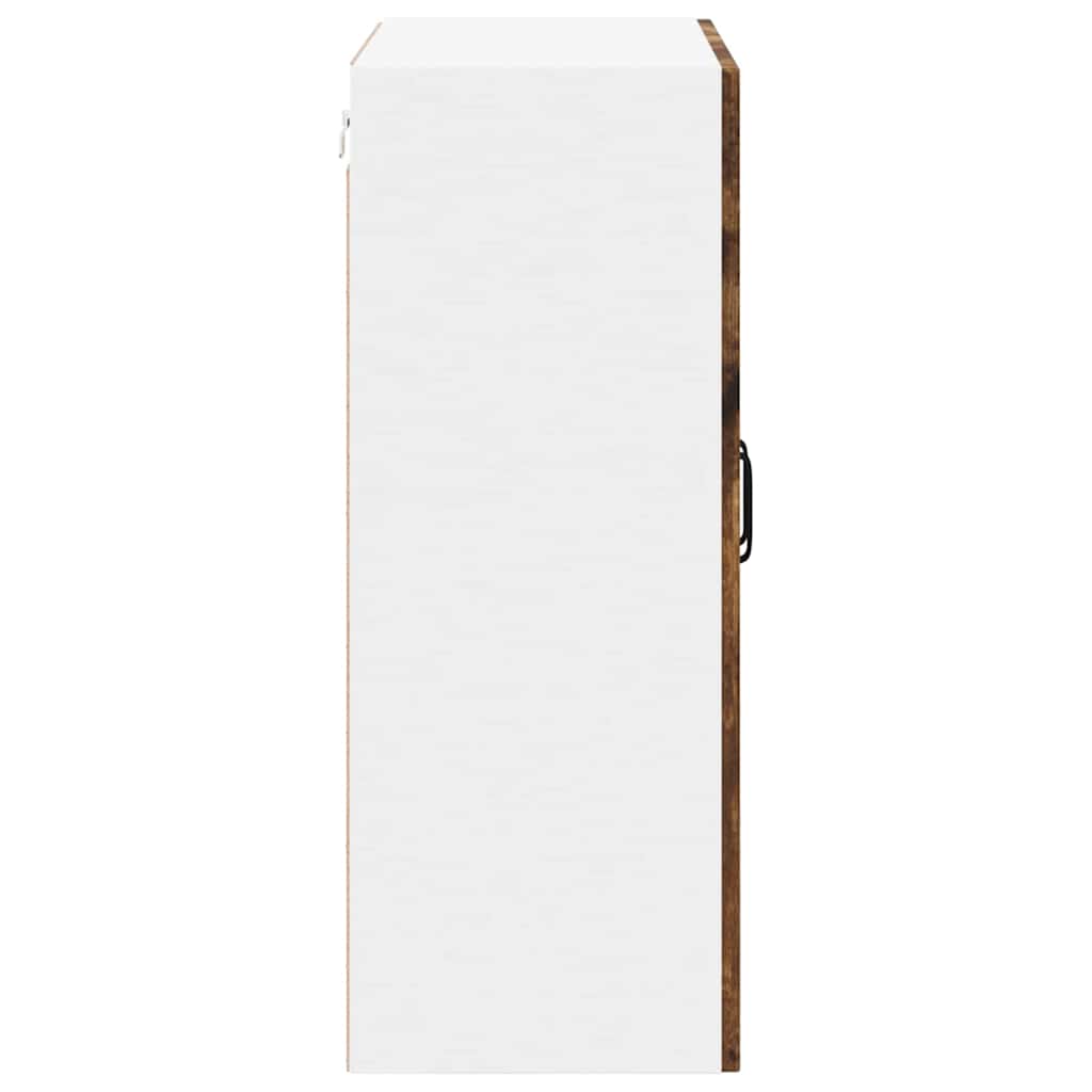 Küchenhängeschrank mit Regal Geräucherte Eiche 60 x 31 x 80 cm