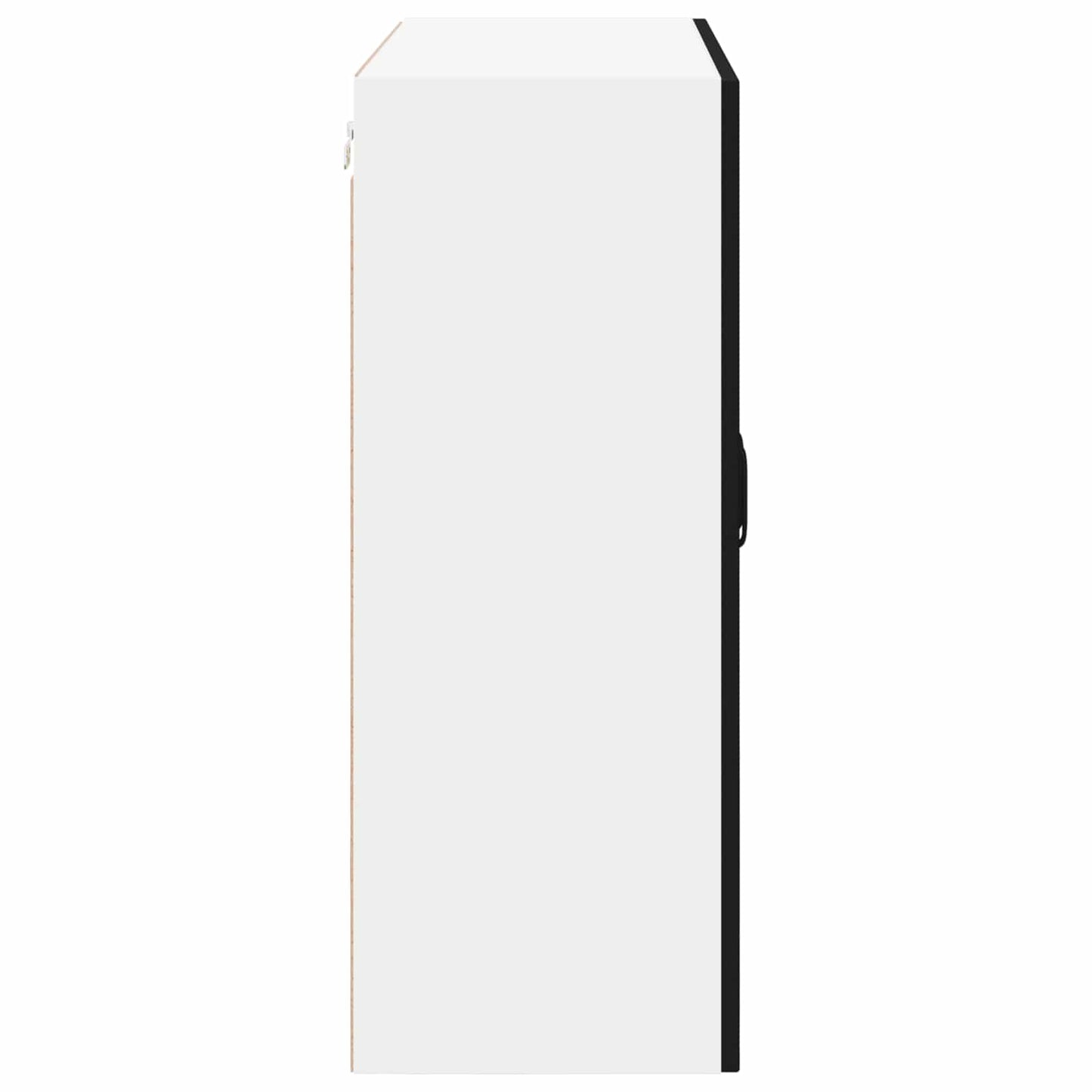 Wandschrank LUCCA Schwarz 80 x 31 x 80 cm Holzwerkstoff