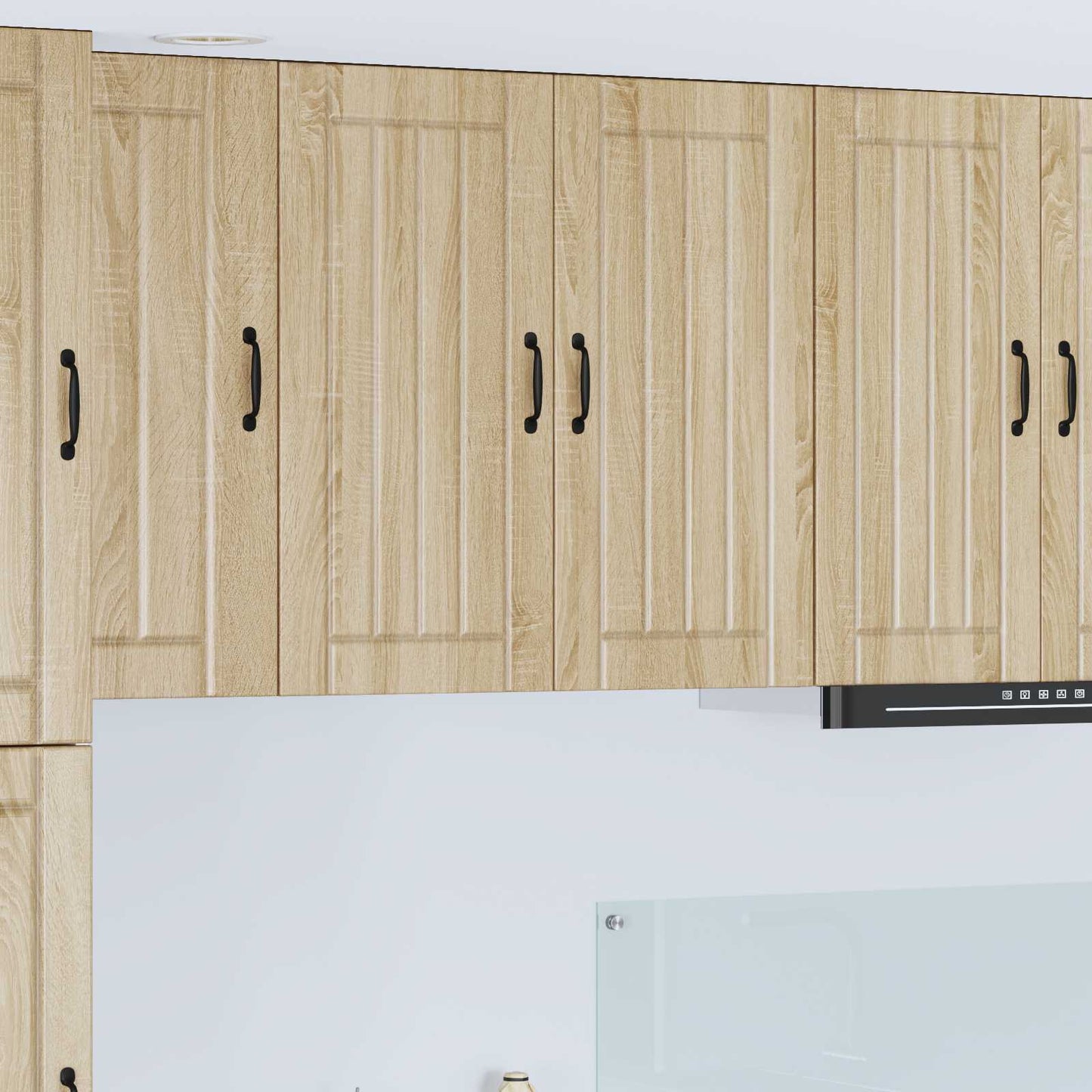 Wandschrank LUCCA Sonoma-Eiche 80 x 31 x 80 cm Holzwerkstoff