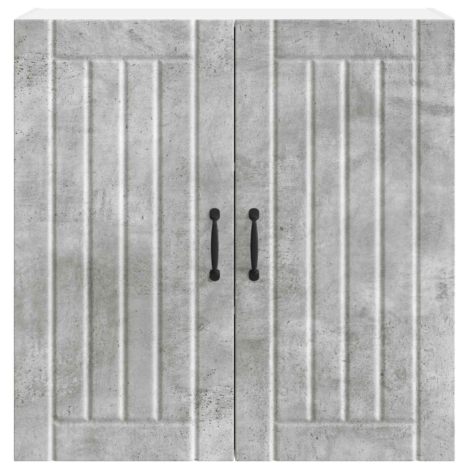 Wandschrank LUCCA Betongrau 80 x 31 x 80 cm Holzwerkstoff