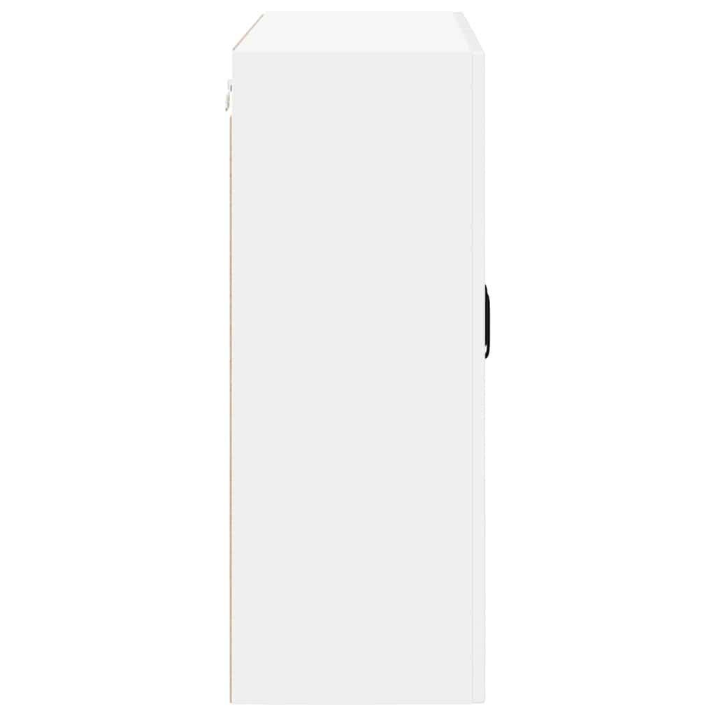 Wandschrank LUCCA Hochglanz Weiß 80 x 31 x 80 cm Holzwerkstoff