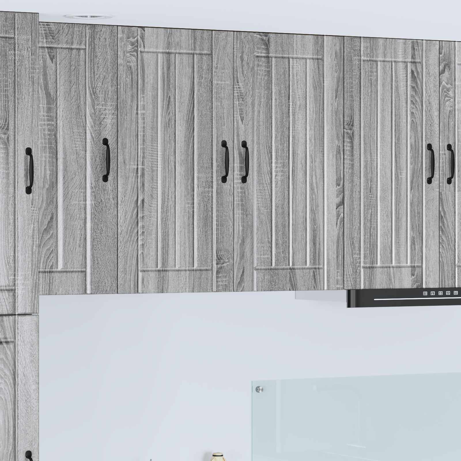 Wandschrank LUCCA Graues Sonoma 80 x 31 x 80 cm Holzwerkstoff