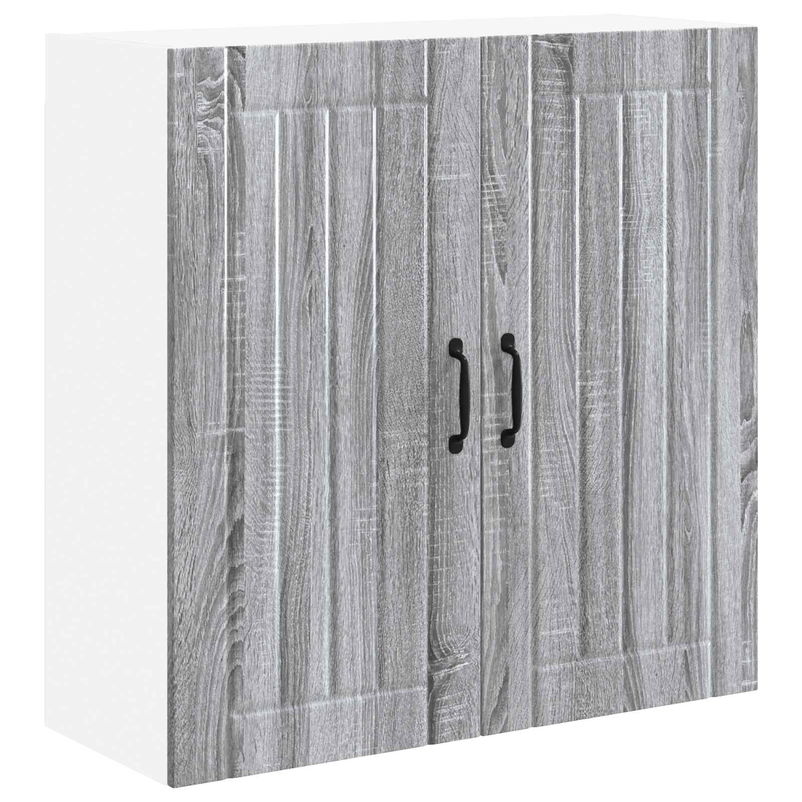 Wandschrank LUCCA Graues Sonoma 80 x 31 x 80 cm Holzwerkstoff