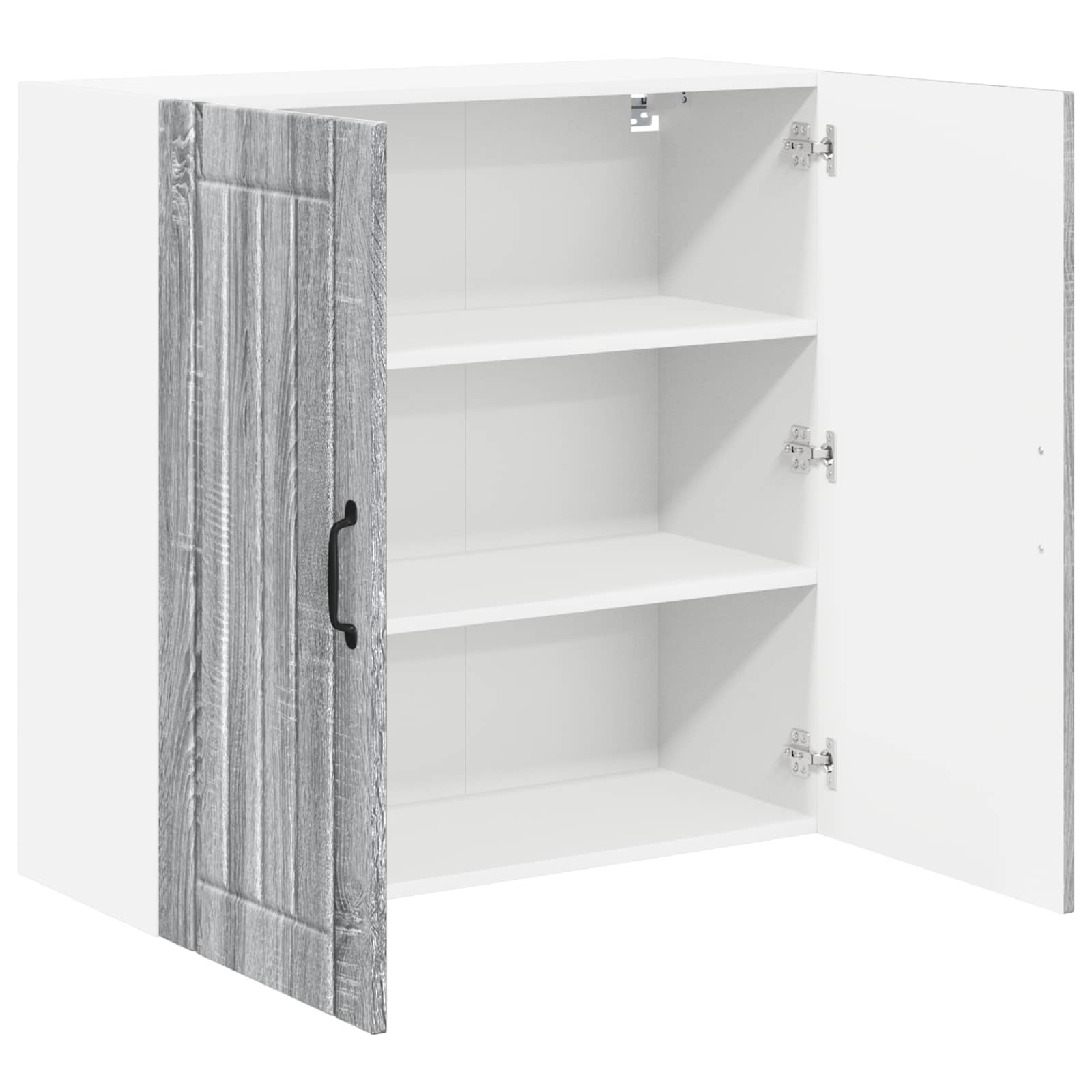 Wandschrank LUCCA Graues Sonoma 80 x 31 x 80 cm Holzwerkstoff