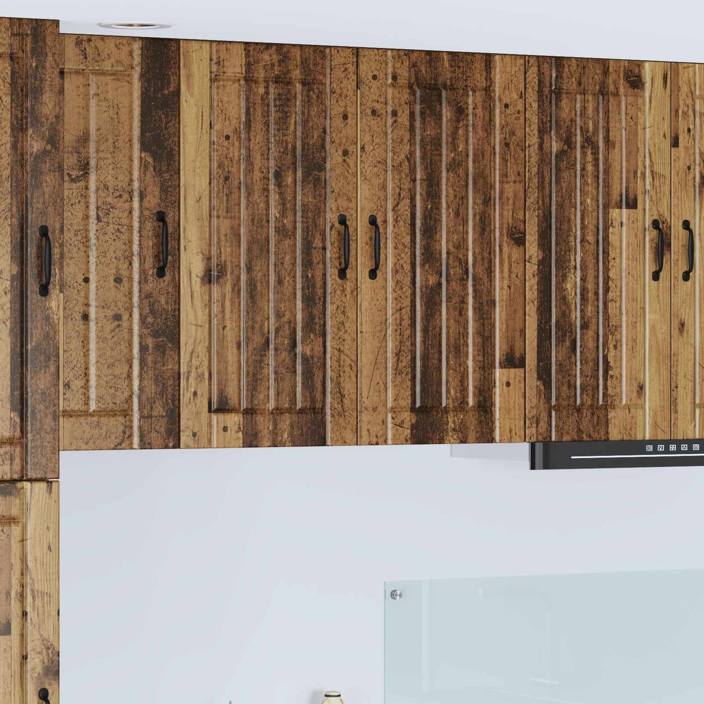 Wandschrank LUCCA Altholz 80 x 31 x 80 cm Holzwerkstoff