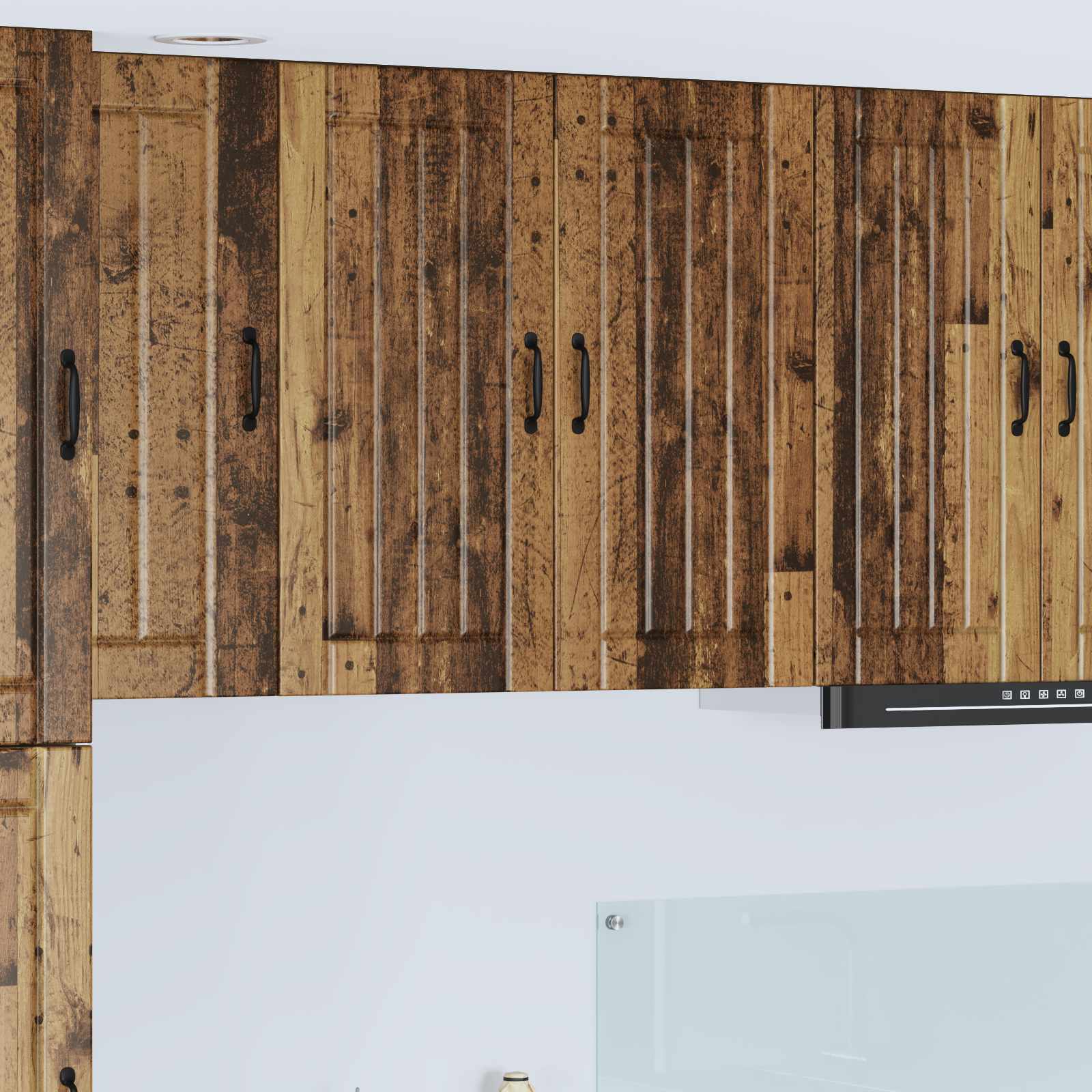 Wandschrank LUCCA Altholz 80 x 31 x 80 cm Holzwerkstoff