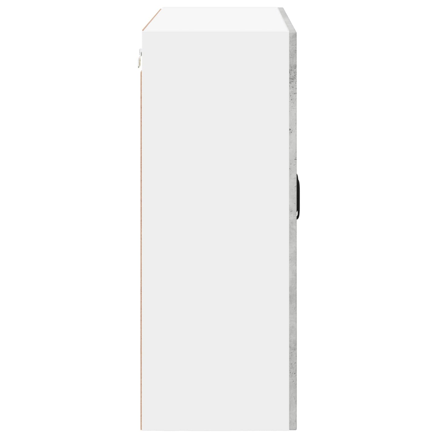 Wandglas-Schrank LUCCA Betongrau 80 x 31 x 80 cm Holzwerkstoff
