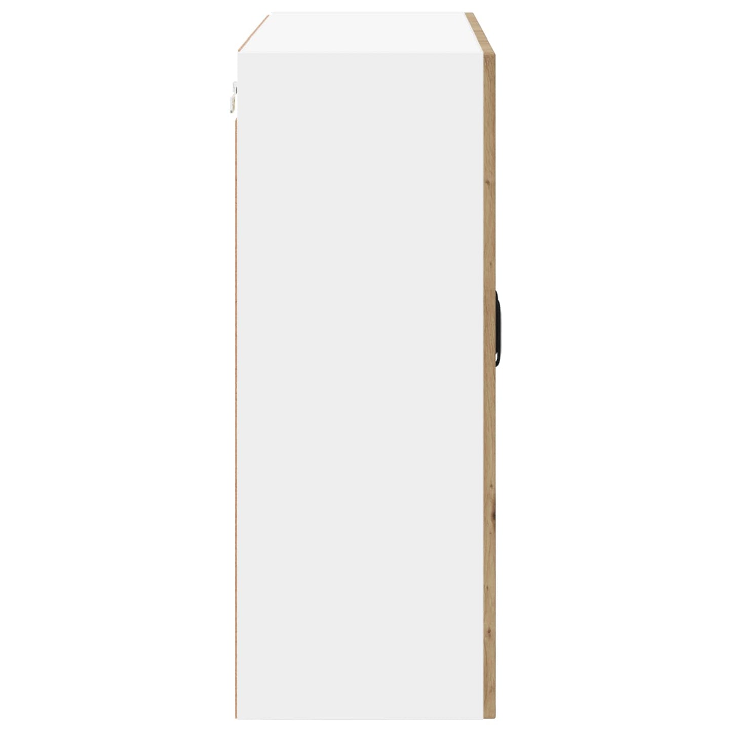 Wandglas-Schrank LUCCA Artisan-Eiche 80 x 31 x 80 cm