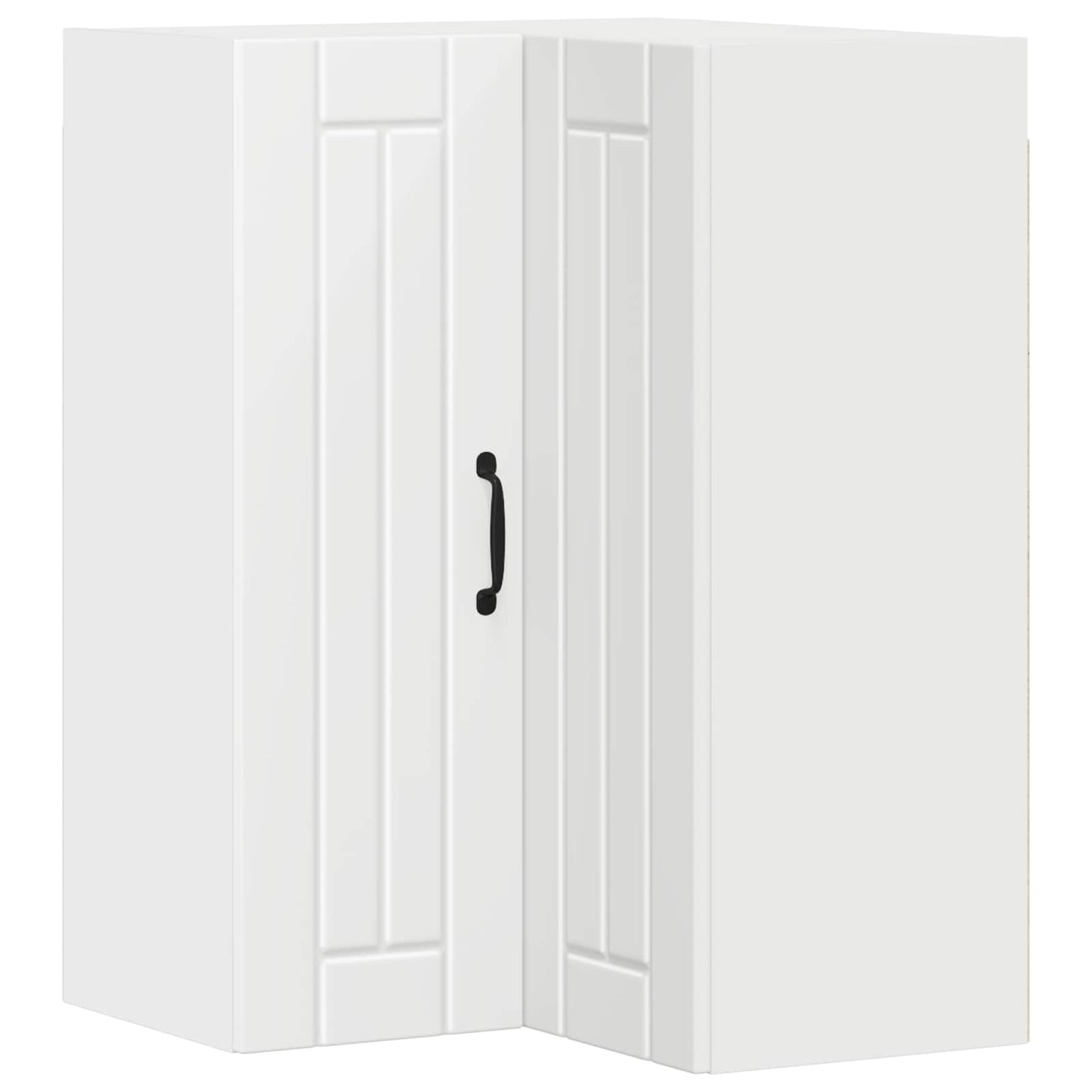 Wand-Eckschrank LUCCA Weiß 57 x 57 x 80 cm Holzwerkstoff